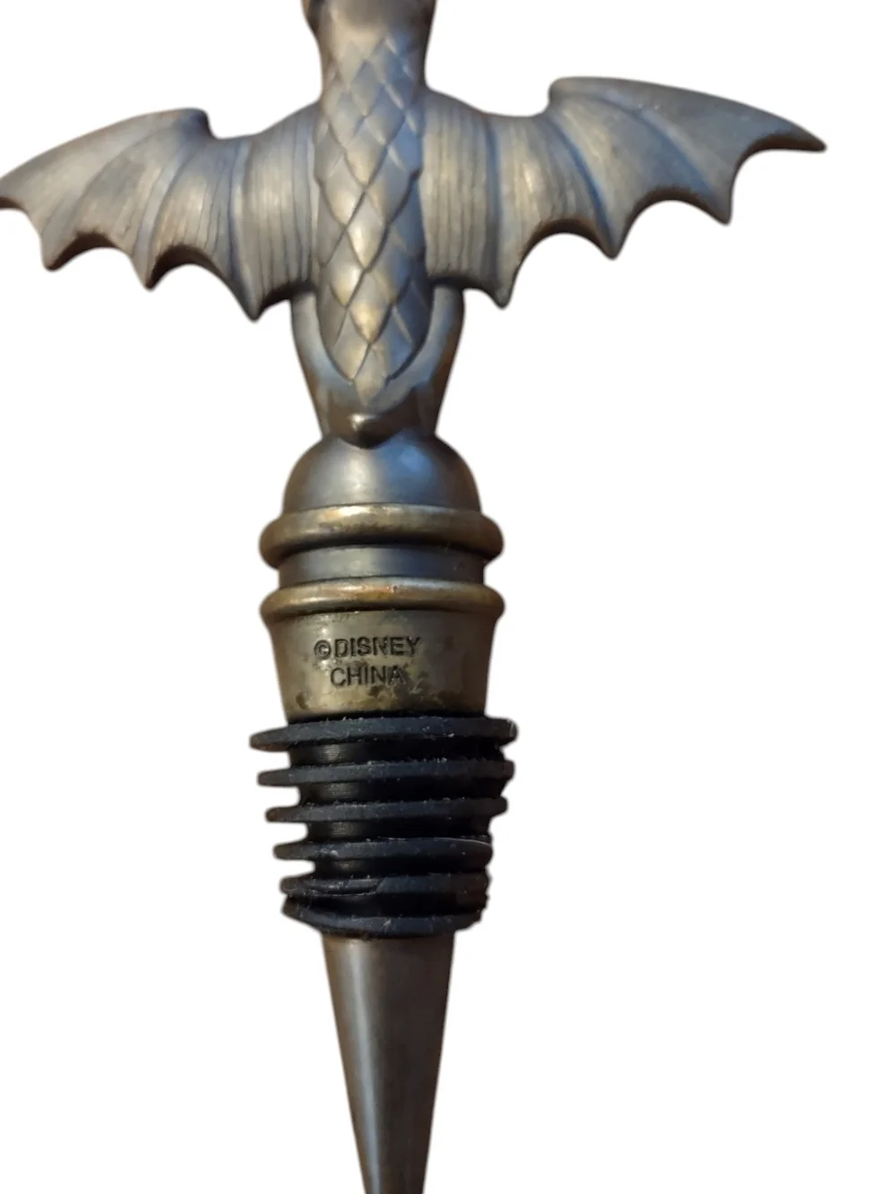 Disney Parks Haunted Mansion Bat Metal Gargoyle Wine Bottle Stopper